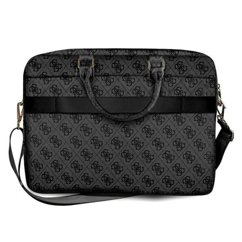 Guess GUCB15G4GFGR Bolso para portátil de 15 pulgadas, 4G Uptown, gris
