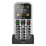 Teléfono móvil básico Beafon SL280pro LTE 4G Silver Line con botones grandes, negro-blanco