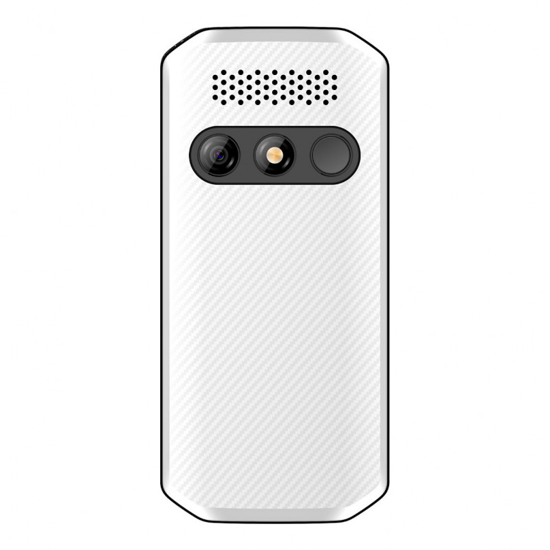Teléfono móvil básico Beafon SL280pro LTE 4G Silver Line con botones grandes, negro-blanco