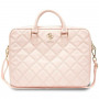 Guess GUCB15ZPSQSSGP Bolso para portátil de 16 pulgadas, Quilted 4G, rosa