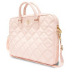 Guess GUCB15ZPSQSSGP Bolso para portátil de 16 pulgadas, Quilted 4G, rosa
