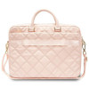 Guess GUCB15ZPSQSSGP Bolso para portátil de 16 pulgadas, Quilted 4G, rosa