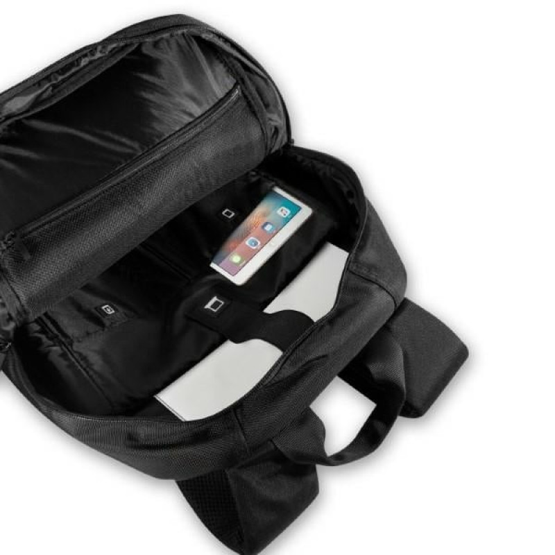 Mochila BMW BMBP15SPCTFK de 16 pulgadas, Carbon&Leather Tricolor, negra