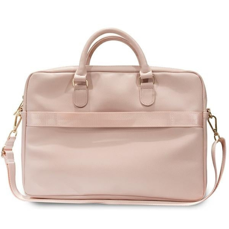 Funda para portátil Guess GUCB15ZPGSTEGP de 16 pulgadas, Triangle 4G, rosa