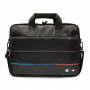 BMW BMCB15PUCARTCBK Maletín para portátil hasta 16", Carbon Tricolor, negro