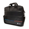 BMW BMCB15PUCARTCBK Maletín para portátil hasta 16", Carbon Tricolor, negro