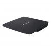 Estante pequeño para accesorios AV B-Tech BT7033/B (acero) para montaje en collar, 300 x 300 mm, negro