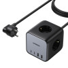 Regleta cubo Ugreen CD268 65W USB-A/USB-C + 3x AC, negra
