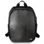 Mochila BMW BMBPCO15CAPRBK, 16 pulgadas, negra Carbon Red Stripe