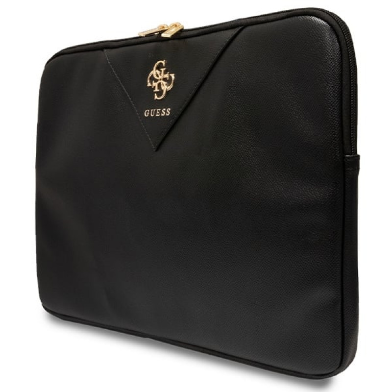 Funda para portátil Guess GUCS14ZPGSTEGK, 14", Triangle 4G, negra