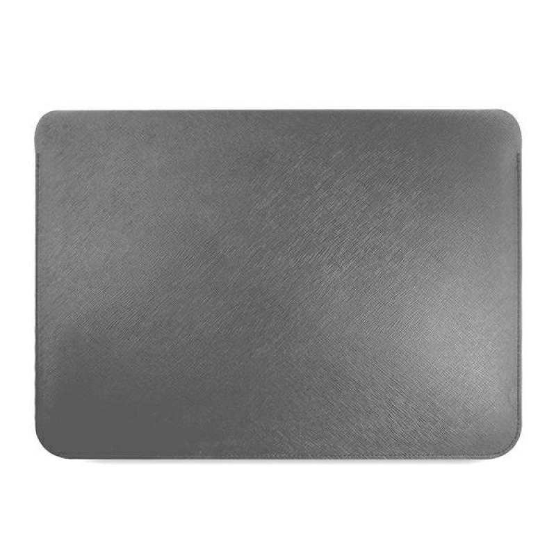 Funda Karl Lagerfeld KLCS14PISFG, 13/14 pulgadas, plateada Saffiano Ikonik Karl
