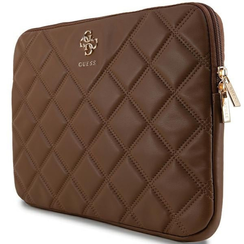 Funda para portátil Guess Quilted 4G GUCS14ZPSQSSGW 14" marrón