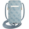 Funda rígida Guess GUPHL4GMGBL 4G Big Metal Logo para smartphones de 6,7", azul