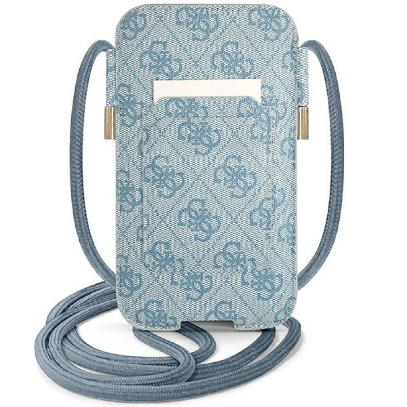 Funda rígida Guess GUPHL4GMGBL 4G Big Metal Logo para smartphones de 6,7", azul