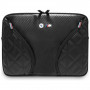 Funda para portátil BMW Carbon Pockets & Metal Logo 14", negra