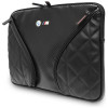 Funda para portátil BMW Carbon Pockets & Metal Logo 14", negra
