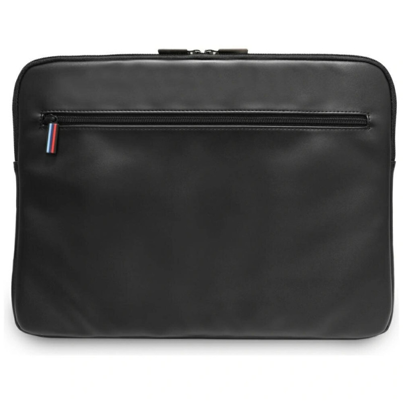 Funda para portátil BMW Carbon Pockets & Metal Logo 14", negra