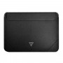 Funda para portátil Guess GUCS14PSATLK Saffiano Triangle Logo 13/14", negra