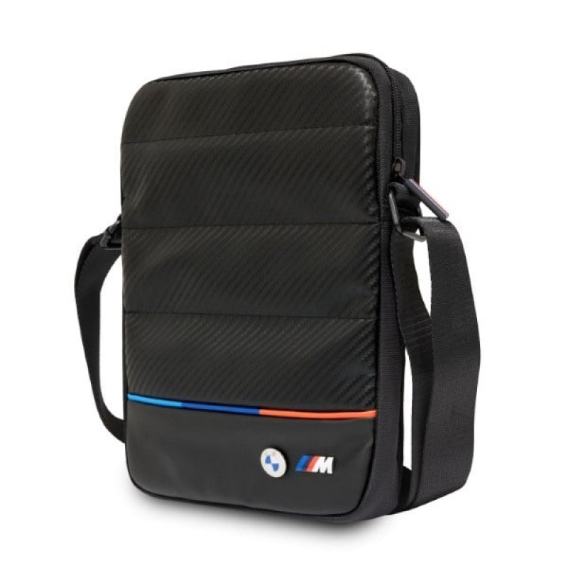 BMW BMTB10PUCARTCBK Bolsa tricolor de carbono y nailon para tablets de 10", negra