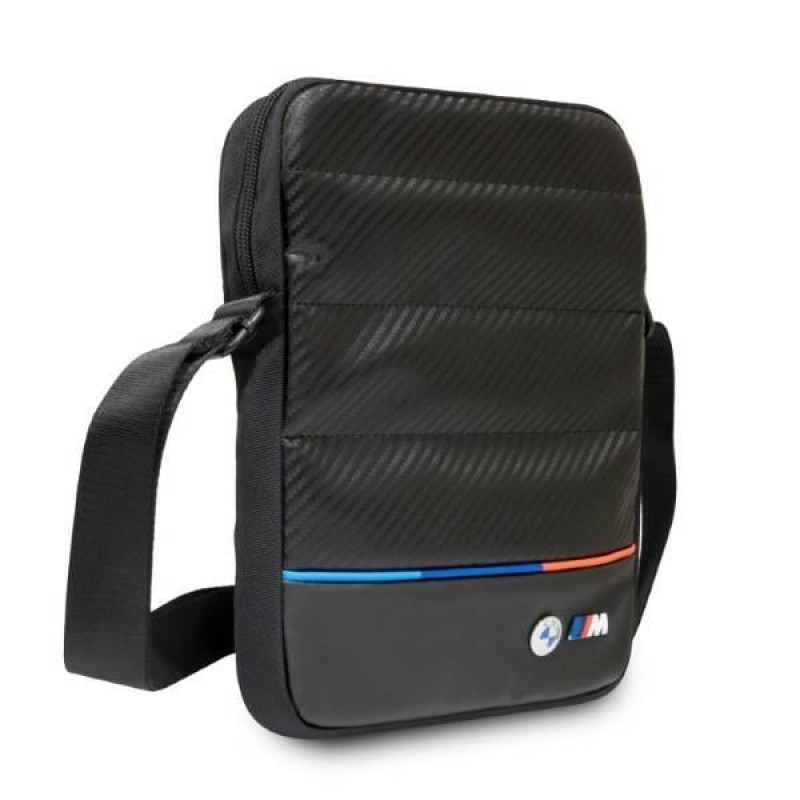 BMW BMTB10PUCARTCBK Bolsa tricolor de carbono y nailon para tablets de 10", negra