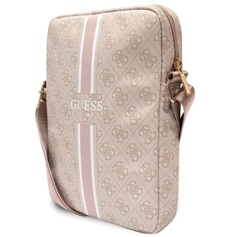 Guess GUTB10P4RPSP 4G Stripes Bolso para Tablet 10", rosa