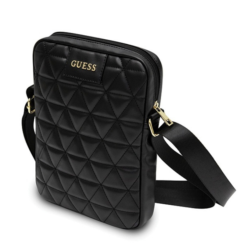 Guess GUTB10QLBK Bolso acolchado para tablet de 10", negro