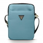 Funda para tablet Guess GUTB10NTMLLB Nylon Triangle Logo para tablets de hasta 10.2", azul