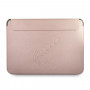 Funda Guess GUCS13PUSASPI Saffiano Script para portátil de 13", rosa