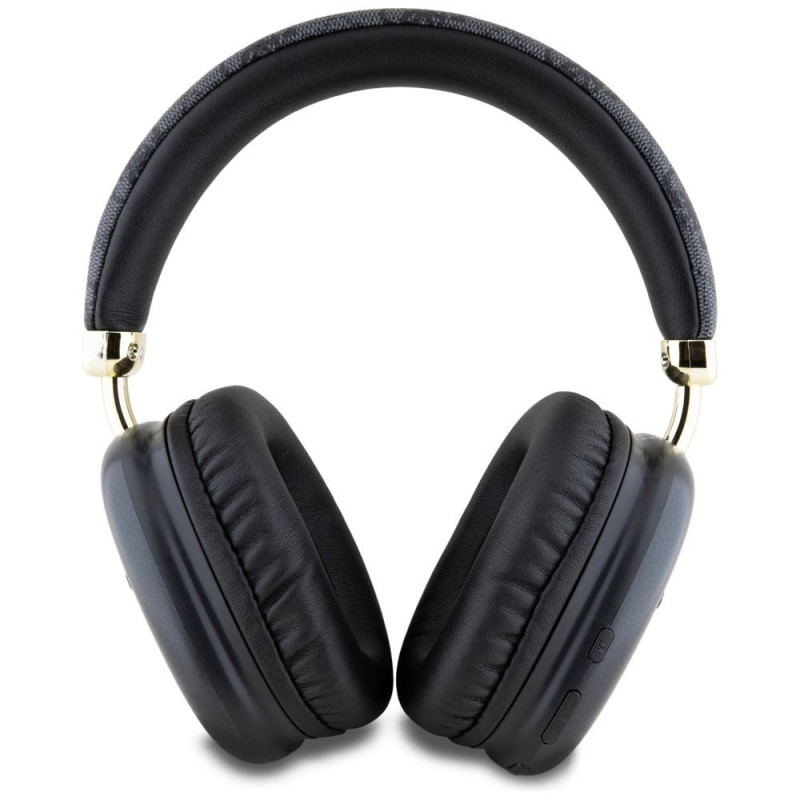 Auriculares inalámbricos de diadema Guess 4G Triangle Logo, Bluetooth 5.3, negros