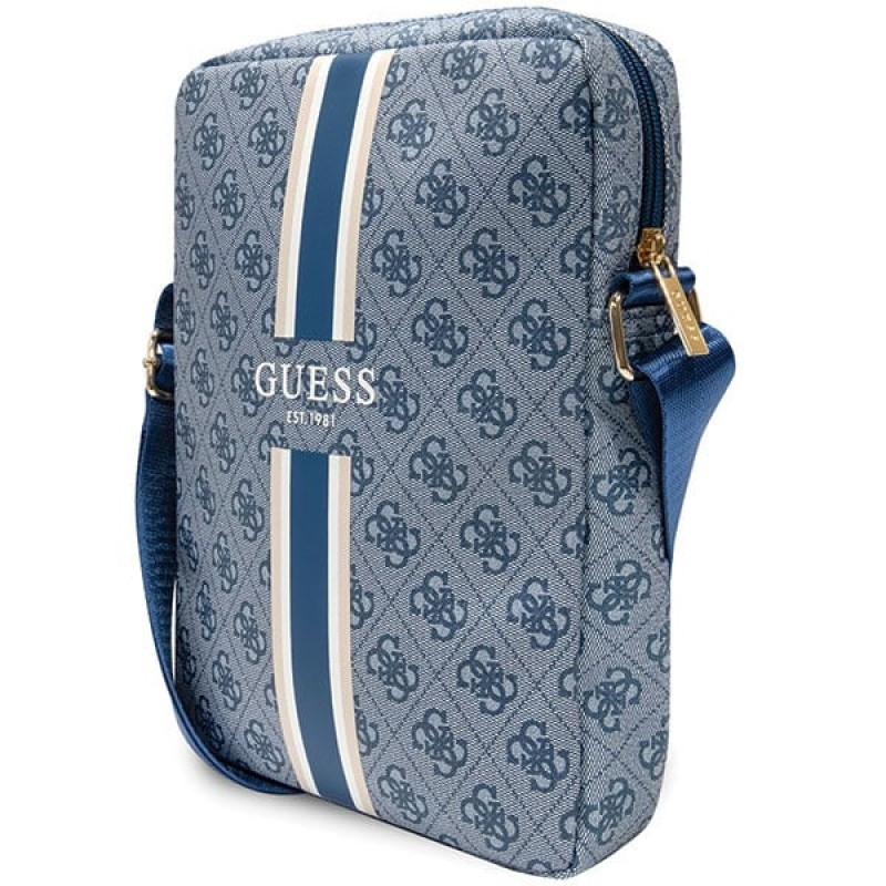 Guess GUTB10P4RPSB Bolso para tablet 4G Stripes 10", azul