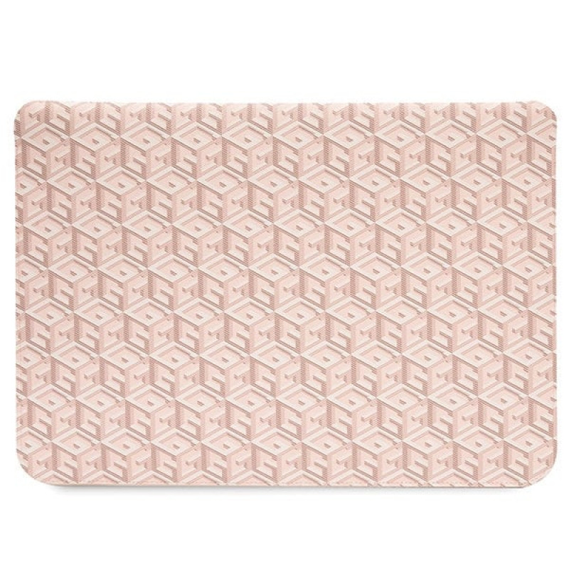 Funda para portátil Guess GUCS14HGCFSEP 14", GCube Stripes, rosa