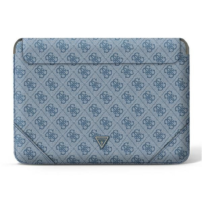 Funda para portátil Guess GUCS14P4TB 13/14 pulgadas, 4G Uptown Triangle, azul