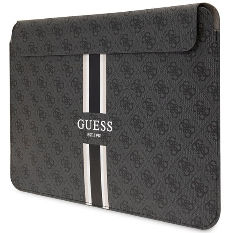 Funda para portátil Guess GUCS14P4RPSK de 14 pulgadas, 4G Printed Stripes, negra