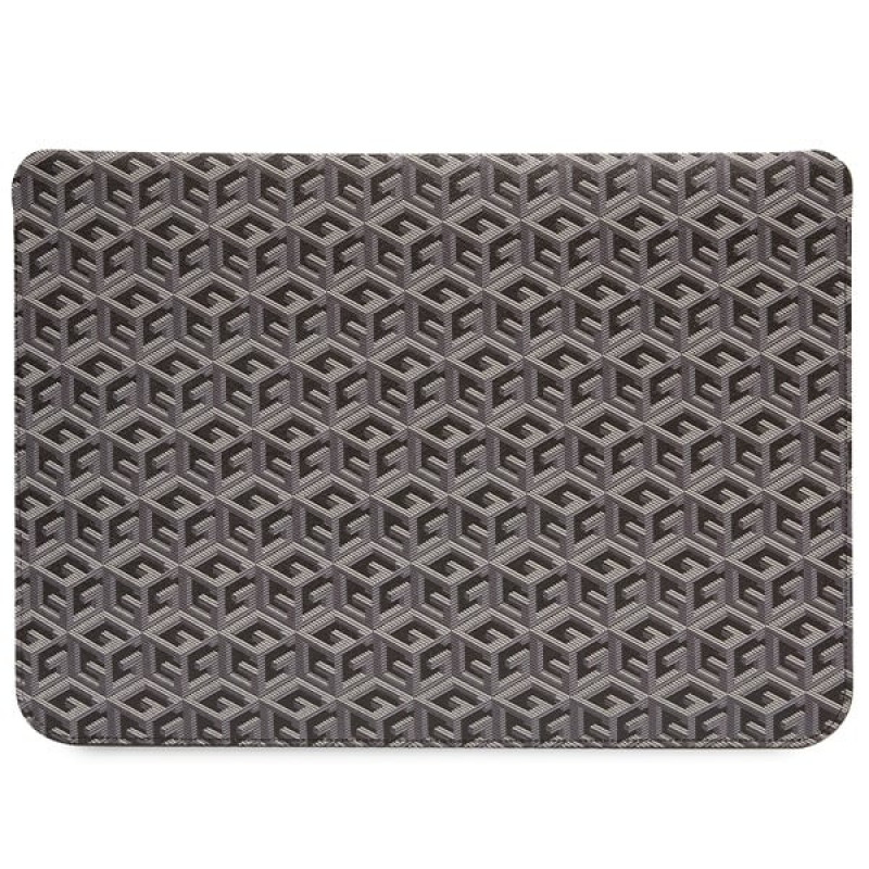 Funda para portátil Guess GUCS14HGCFSEK 14", GCube Stripes, negra