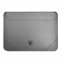 Funda para portátil Guess GUCS14PSATLG 13/14 pulgadas, Saffiano Triangle, plateada