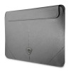 Funda para portátil Guess GUCS14PSATLG 13/14 pulgadas, Saffiano Triangle, plateada