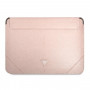 Funda para portátil Guess GUCS16PSATLP de 16", Saffiano Triangle, rosa