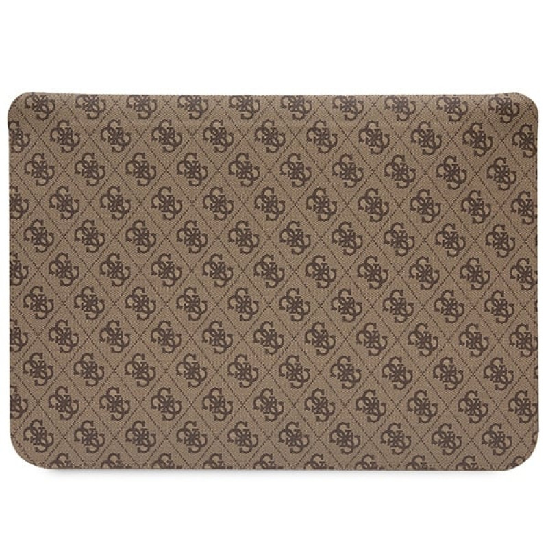 Funda para portátil Guess GUCS14P4RPSW de 14 pulgadas, 4G Printed Stripes, marrón