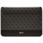 Funda para portátil Guess GUCS14PS4SGK de 14 pulgadas, 4G Stripe Metal Logo, negra