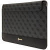 Funda para portátil Guess GUCS14PS4SGK de 14 pulgadas, 4G Stripe Metal Logo, negra
