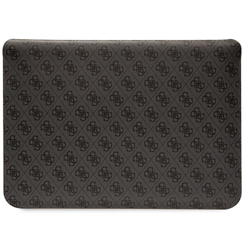 Funda para portátil Guess GUCS14PS4SGK de 14 pulgadas, 4G Stripe Metal Logo, negra