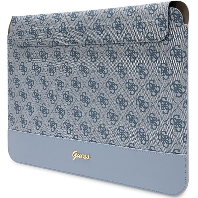 Funda para portátil Guess GUCS14PS4SGB de 14 pulgadas, 4G Stripe Metal Logo, azul