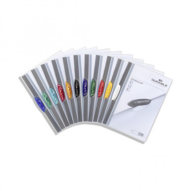 Carpeta de pinza Durable SWINGCLIP 30 A4 226000, transparente (25 uds.)