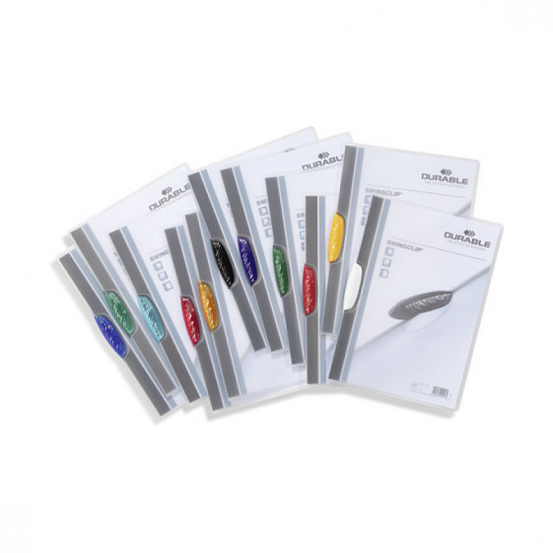 Carpeta de pinza Durable SWINGCLIP 30 A4 226000, transparente (25 uds.)