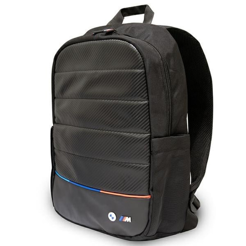 Mochila BMW BMBP15COCARTCBK 16", Carbon Tricolor, negra