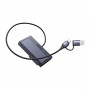 Adaptador Ugreen D320 M.2 NVMe/SATA, USB 3.2, USB-A/USB-C, 10 Gbps