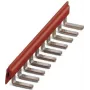 Puente de inserción Phoenix Contact 2715953 EB 80-DIK RD, 80 polos, 6.2 mm, rojo, bloque de terminales
