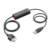 Adaptador de conmutación electrónica HP Poly APU-76 para auriculares, conforme a TAA (85R00AA)