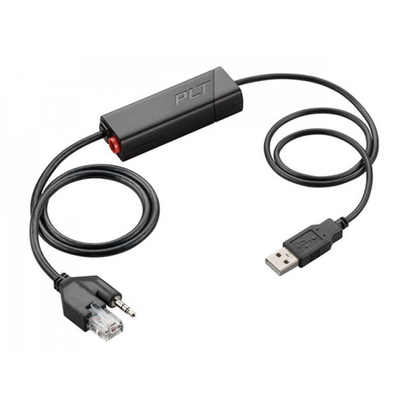Adaptador de conmutación electrónica HP Poly APU-76 para auriculares, conforme a TAA (85R00AA)