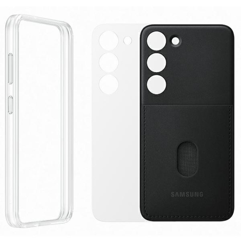 Funda Frame Cover Samsung para Galaxy S23 EF-MS911CB, negra
